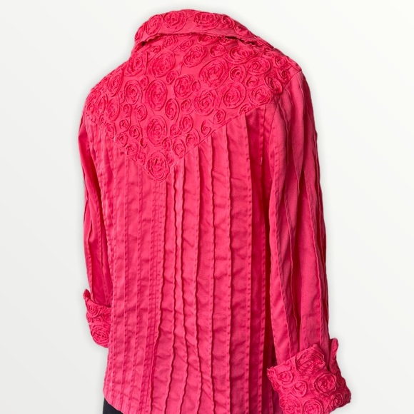 🌸Graff by Um Appliqué Rose Blazer! - Picture 6 of 8